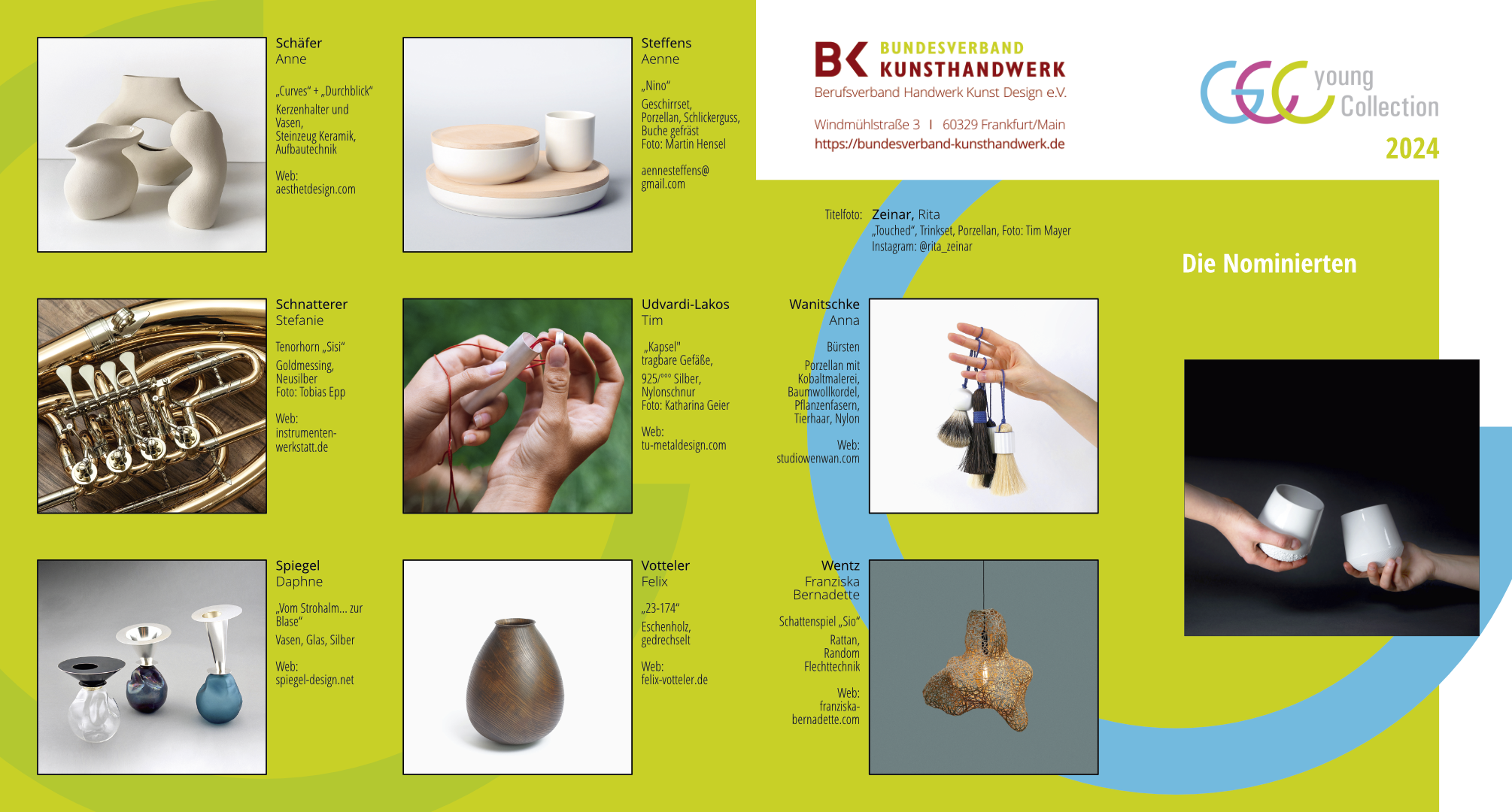 Flyer Young Collection 2024 vorne