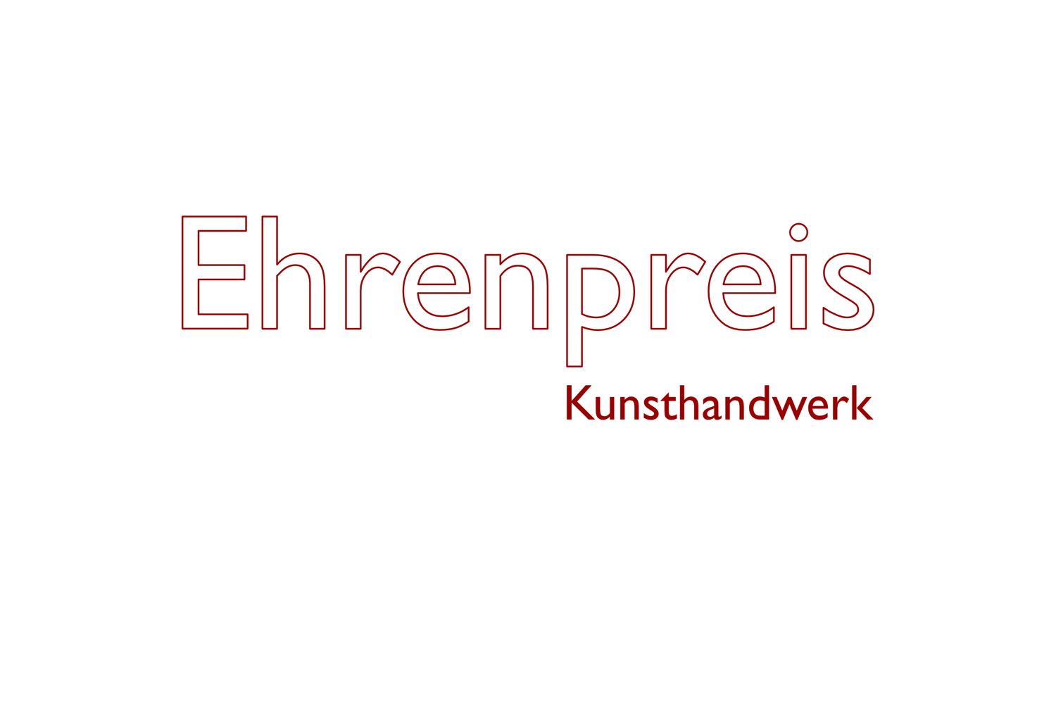 Ehrenpreis Kunsthandwerk